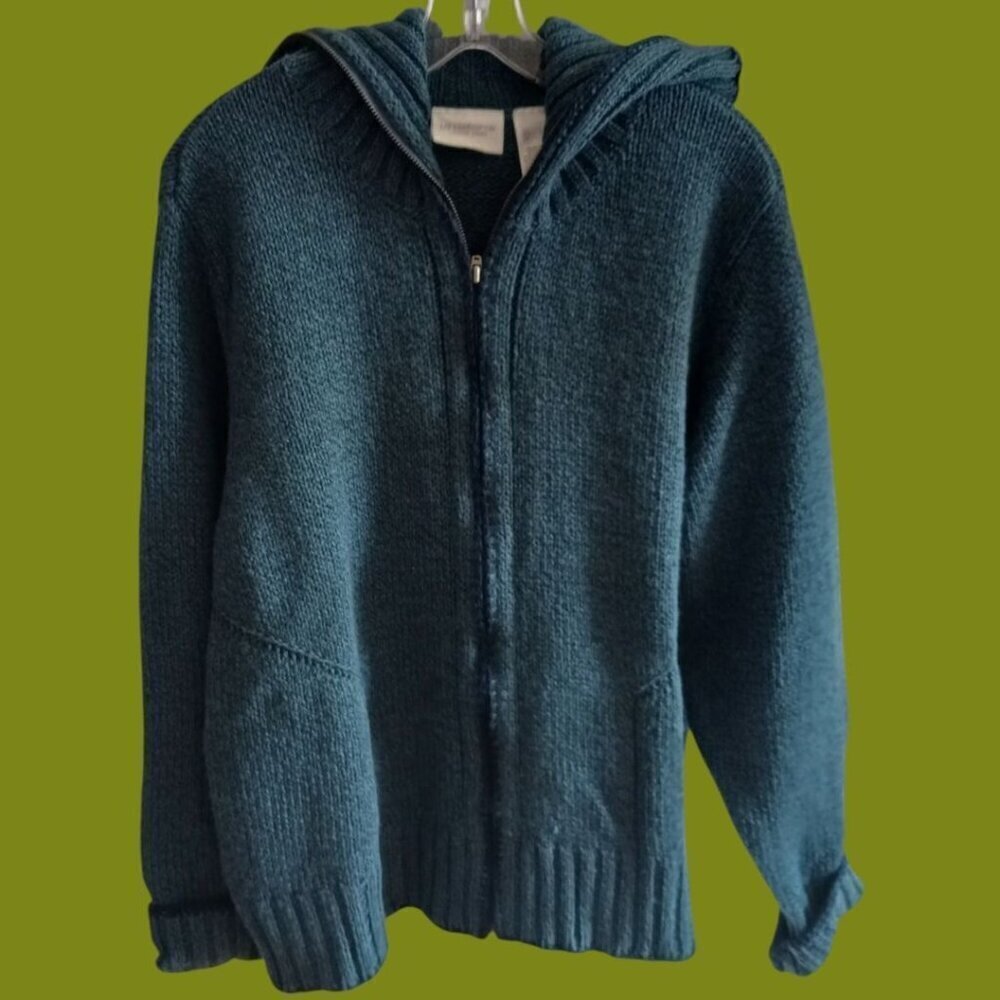 Liz Claiborne Vineyard Romance Womens Sweater size large Blue color